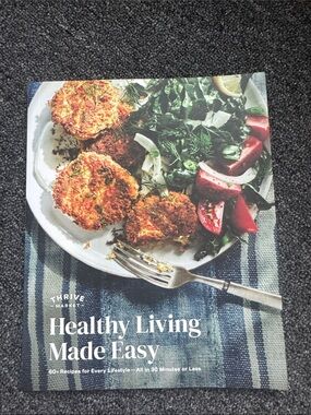 Healthy Living Made Easy Cookbook - Blue Cover
